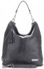 Bőr táska shopper bag Vittoria Gotti szürke V8420